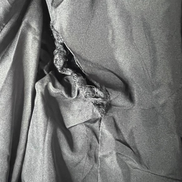 Rachel Zoe Navy Faux Fur Jacket with Hood Size Medium Women's - Picture 7 of 8